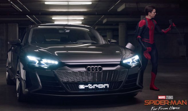 Audi und Sony elektrisieren Spider-Man: Far From Home Copyright: AUDI AG 
