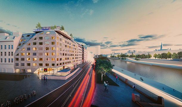 Lifestyle Marke Radisson RED in Wien | Eröffnung im Jahr 2021 © INNOCAD ARCHITECTURE