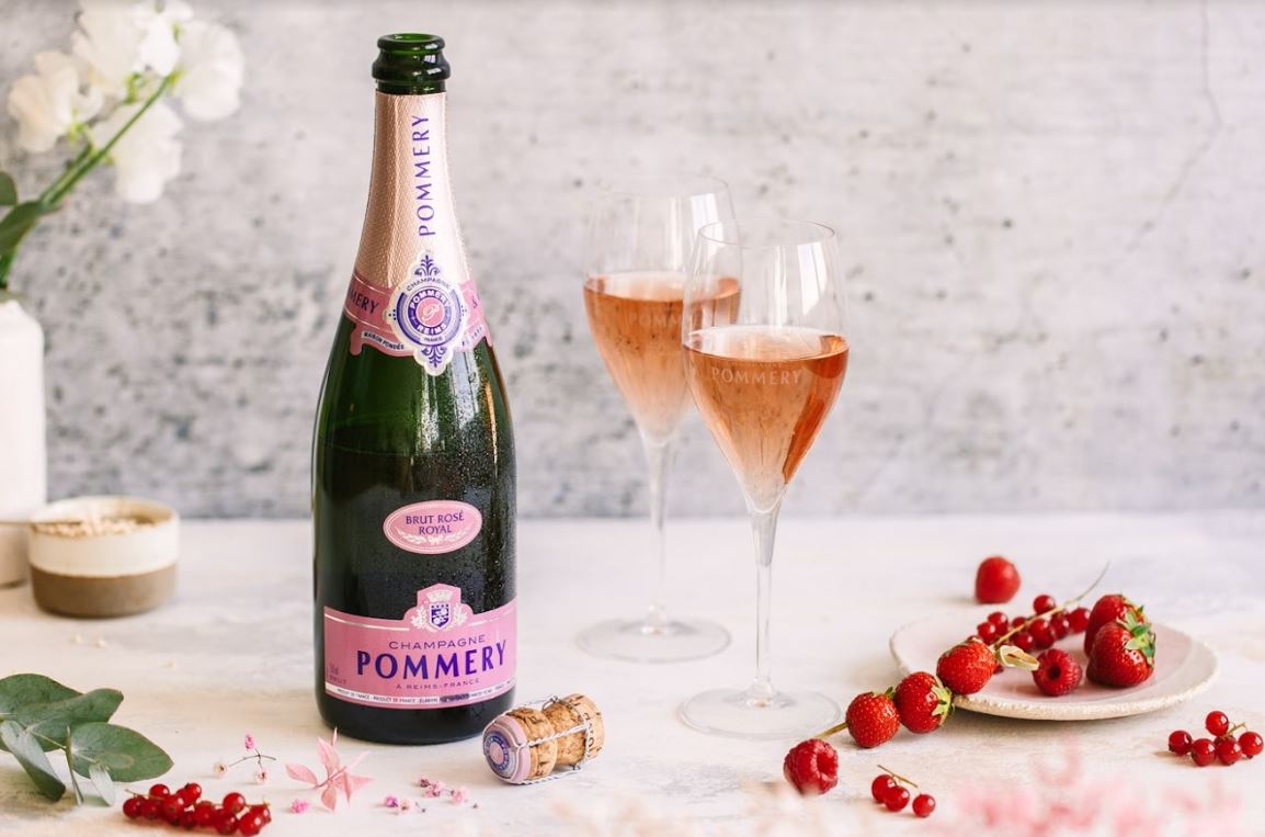 Champagne Gourmetwelten mit - POMMERY: Rosé Genussportal Royal - Das Sommerzeit Brut